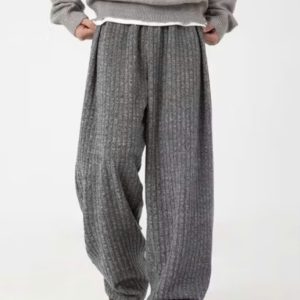 QUẦN LEN ỐNG RỘNG CẠP CHUN 