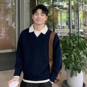 Áo len cổ chữ V